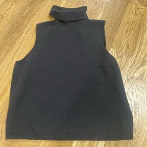 J. Crew 100% Cashmere Black Turtleneck Sweater in Size M